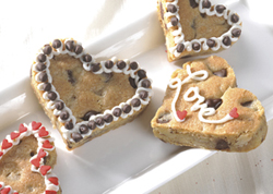 Chocolate Chip Cookie Hearts