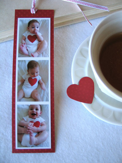 Valentine's Photo Bookmark from Urban Comfort