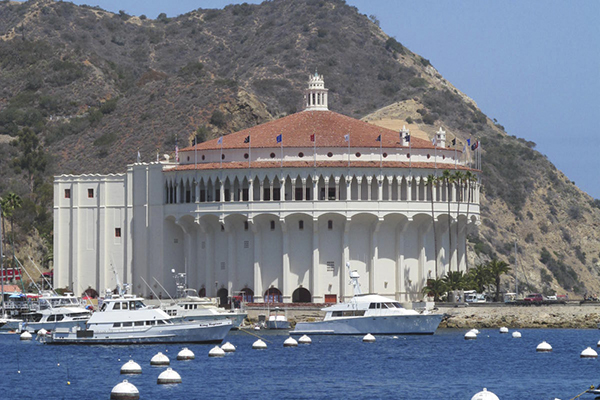 The iconic Catalina Island casino.