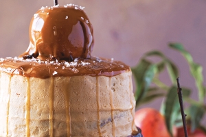 Apple Cake with Dulce de Leche Frosting