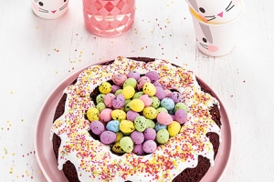 Easter Egg Nest Bundt Cake