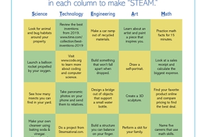 Full STEAM Ahead - STEAM Bingo