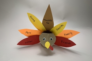 Thankful Turkey Craft for Kids