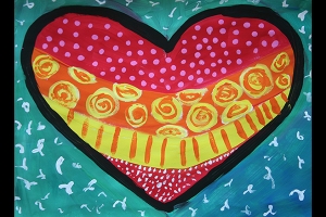 Art with Alyssa: Pop Art Hearts