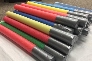 DIY Pool Noodle Lightsabers