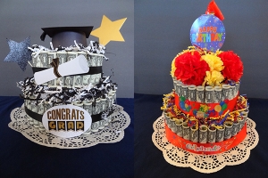 How to Make a Graduation or Birthday Money Cake